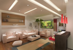 Аквариум в интерьере